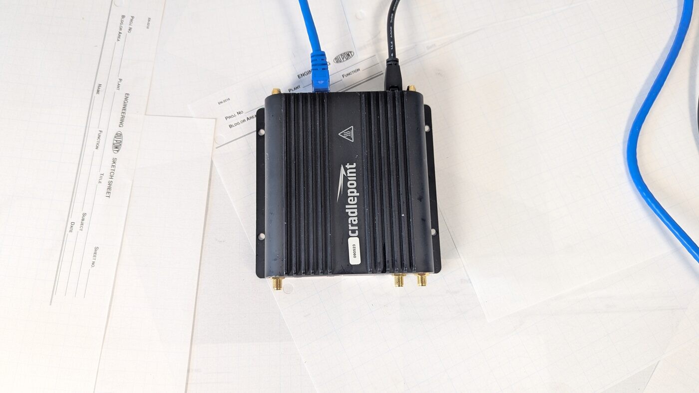 Cradlepoint COR IBR900LPE Rugged LTE Router Verizon GPS Dual SIM - Tested