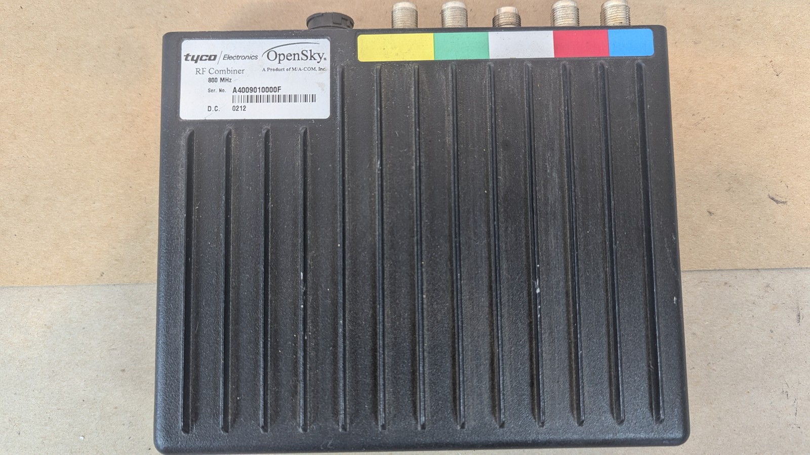 Tyco Harris Macom OpenSky 800MHz RF Combiner M803 Vehicular Repeater - Untested