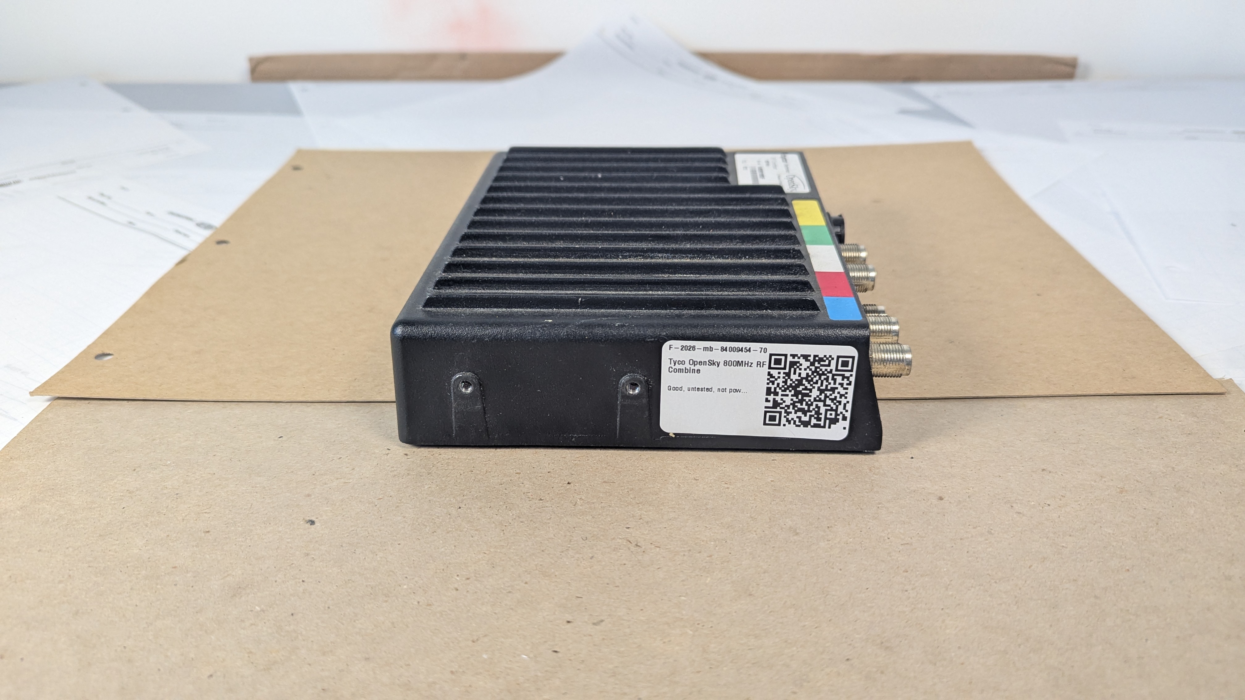 Tyco Harris Macom OpenSky 800MHz RF Combiner M803 Vehicular Repeater - Untested