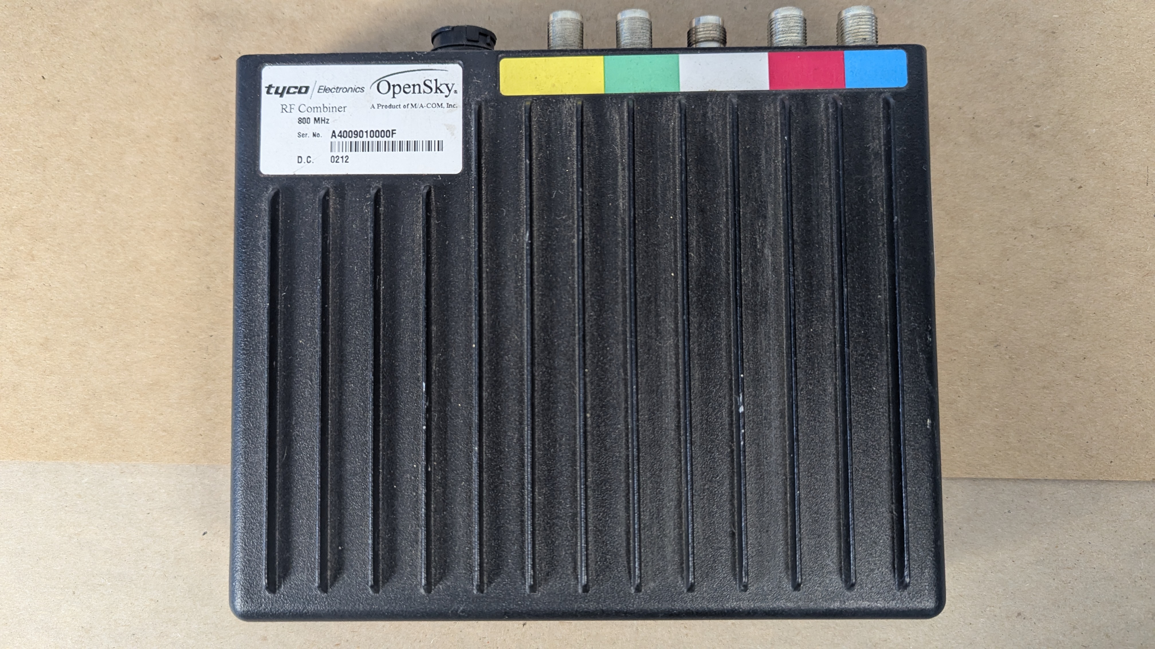 Tyco Harris Macom OpenSky 800MHz RF Combiner M803 Vehicular Repeater - Untested