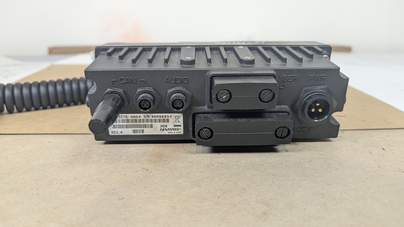 Harris XG-75M M7300 M5300 800MHz Mobile Radio Kit + Control Head Mic Speaker