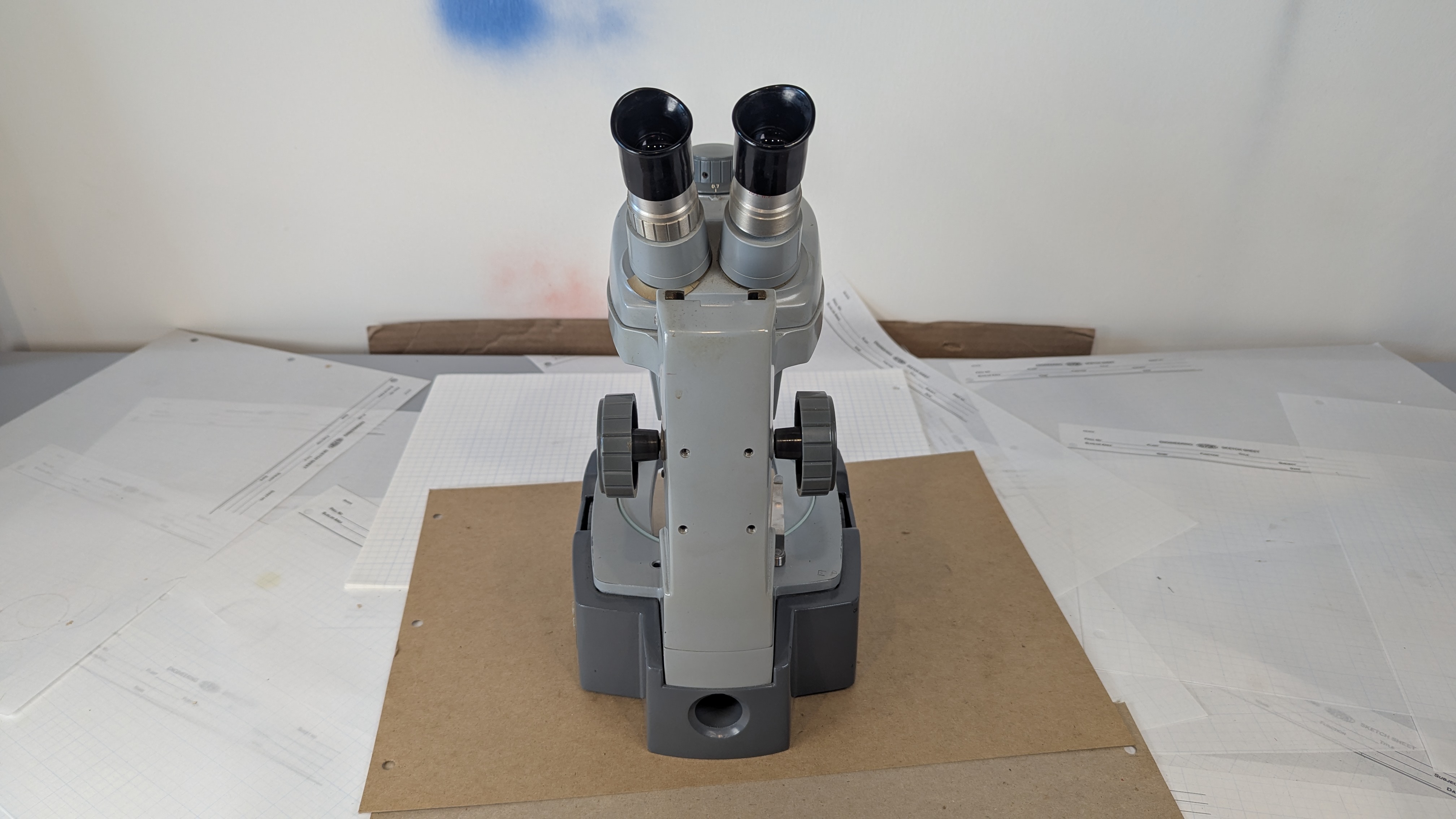 Bausch & Lomb StereoZoom 4 Microscope 0.7x-3x Mirror Stand & Case - Read Flaws