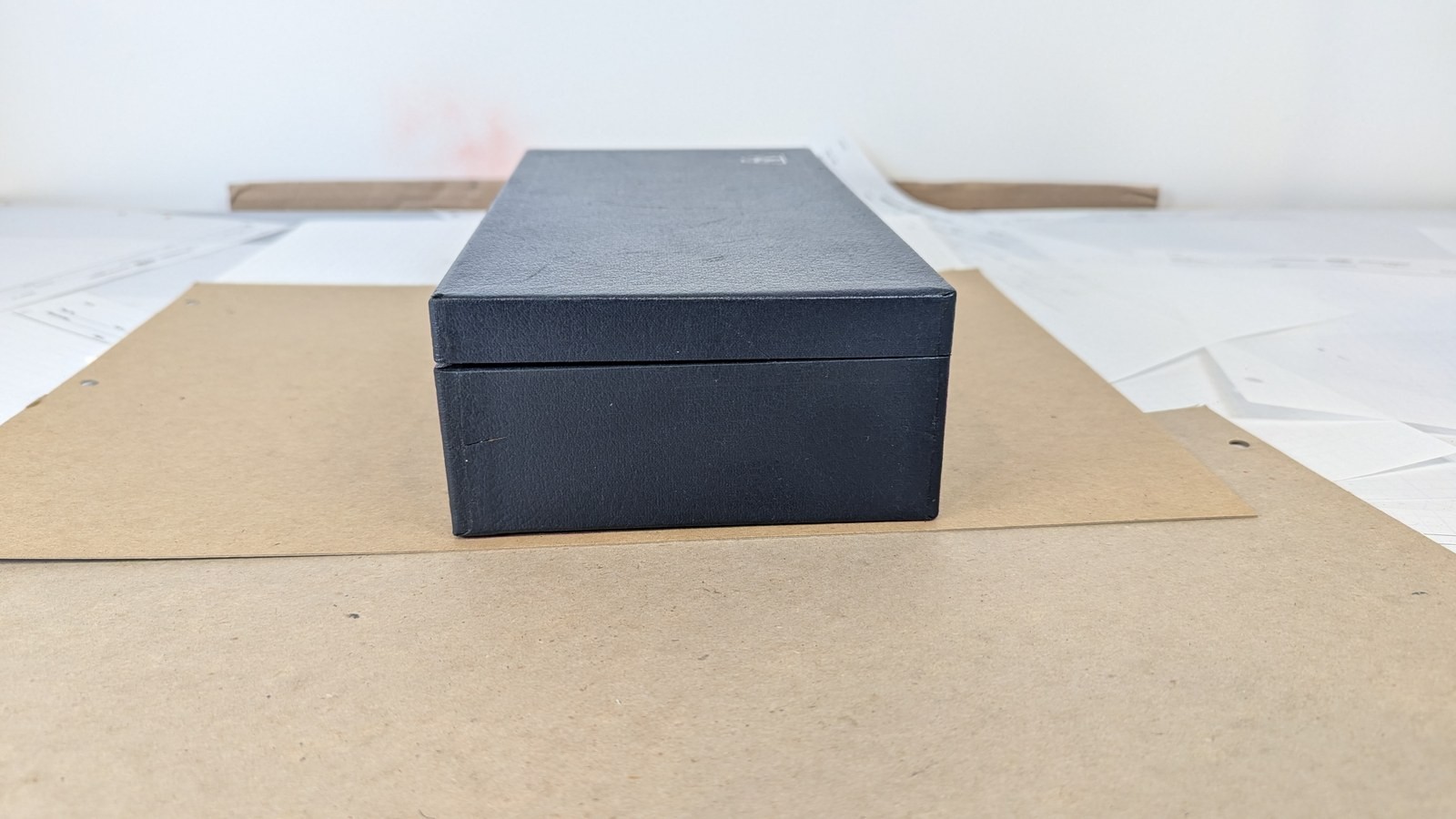 Vintage Bausch & Lomb Microscope Objective Case Fitted Blue Velvet Box EMPTY