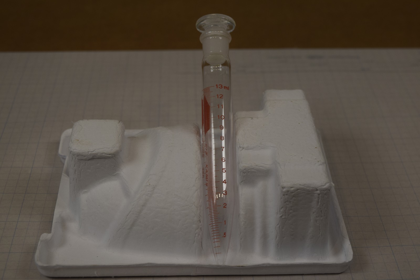 Vintage Kimble Kimax 45176 Glass Centrifuge Tube 13mL Conical 6-Pack w/ Stoppers