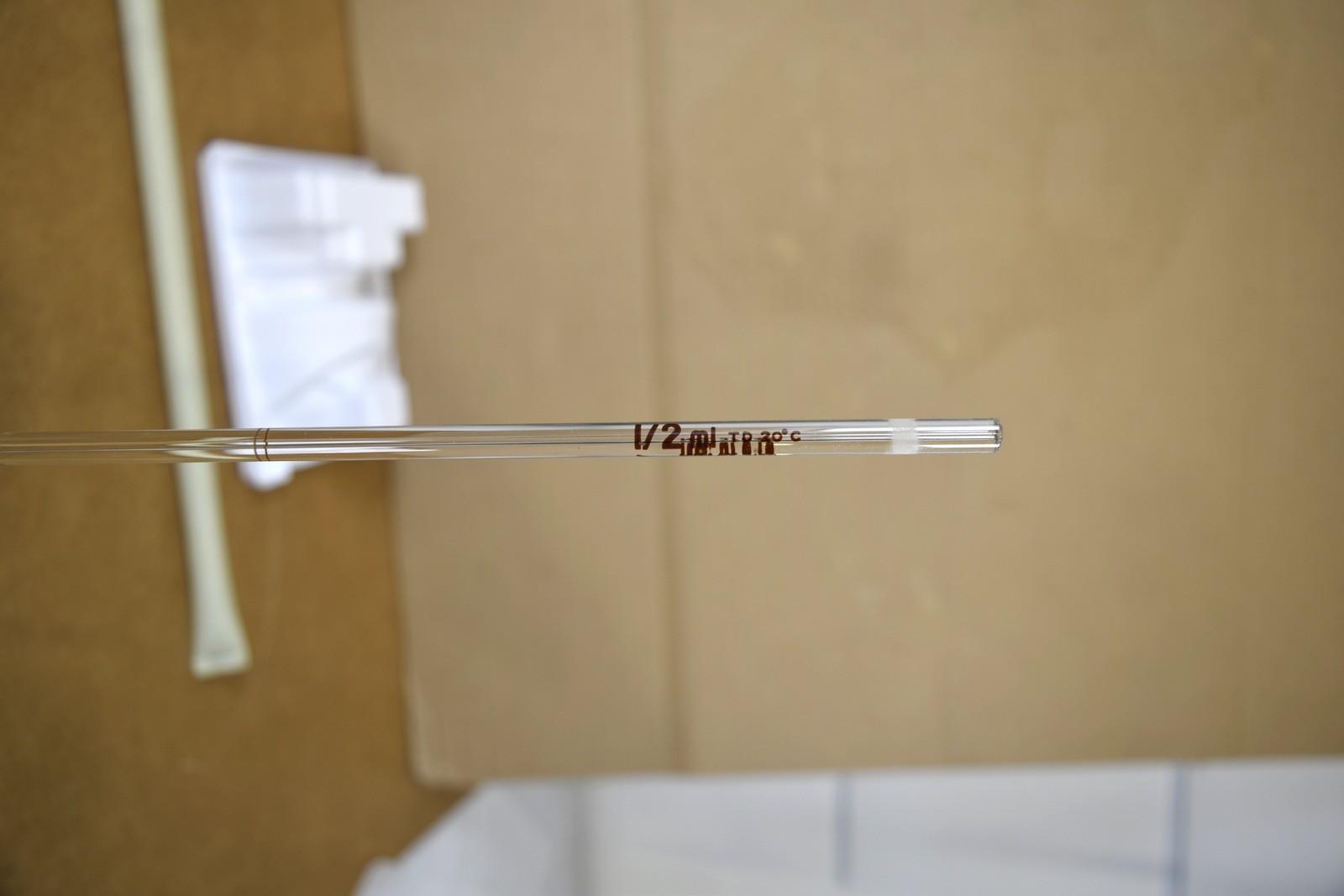 Vintage Kimax Van Slyke-Neill Blood Gas Pipet Class A 0.5mL 5/10mL No. 37048