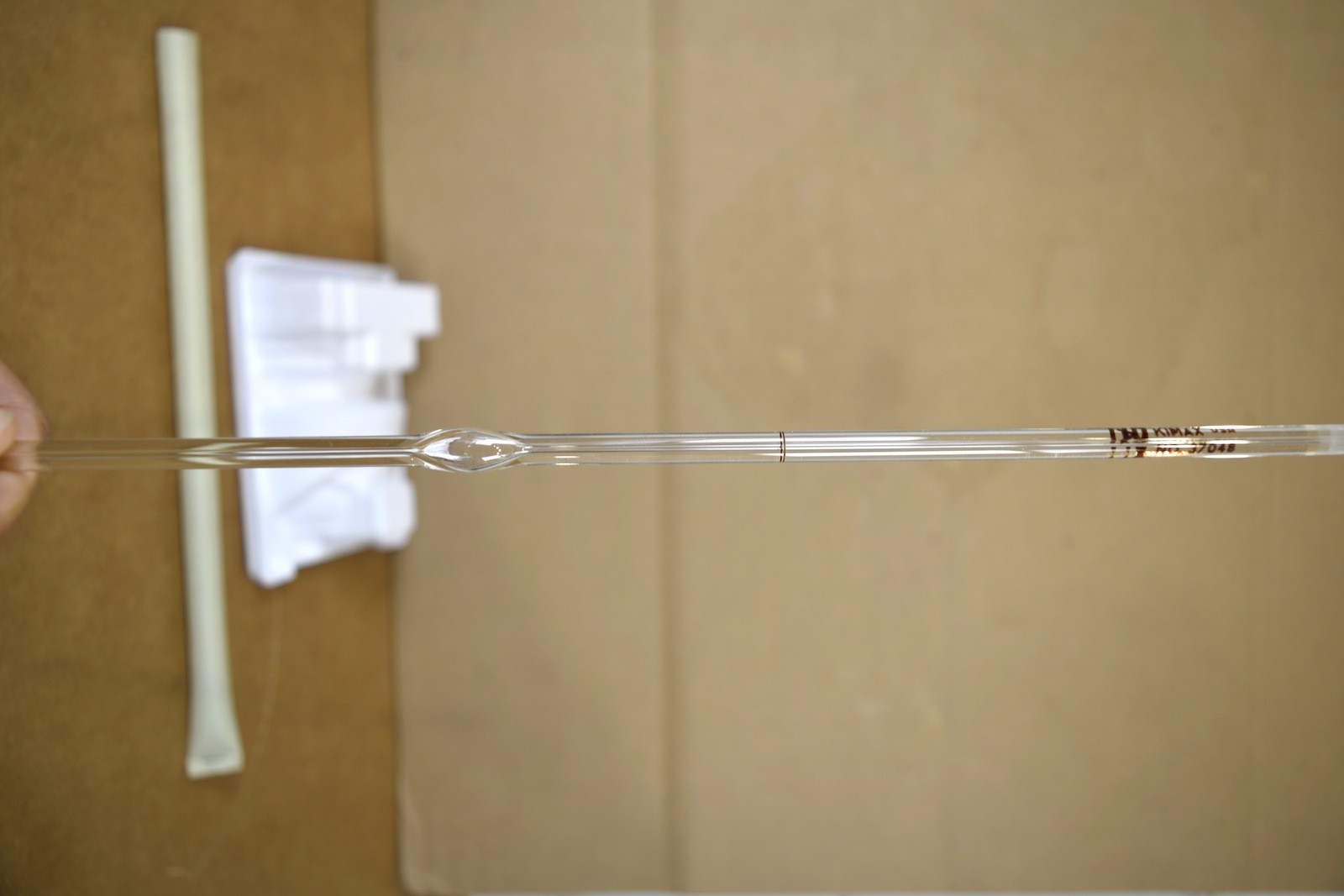 Vintage Kimax Van Slyke-Neill Blood Gas Pipet Class A 0.5mL 5/10mL No. 37048