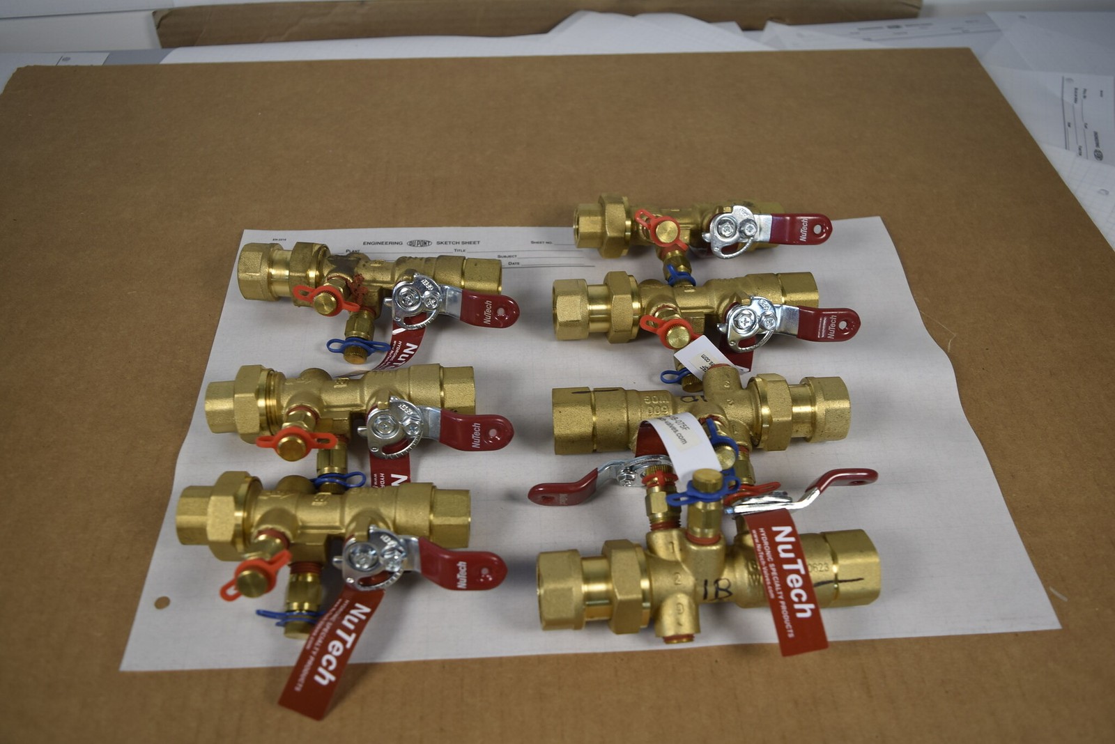 NuTech MB1e-1B-075F 3/4" FNPT Manual Balancing Valve Union P/T Ports 600 WOG NOS