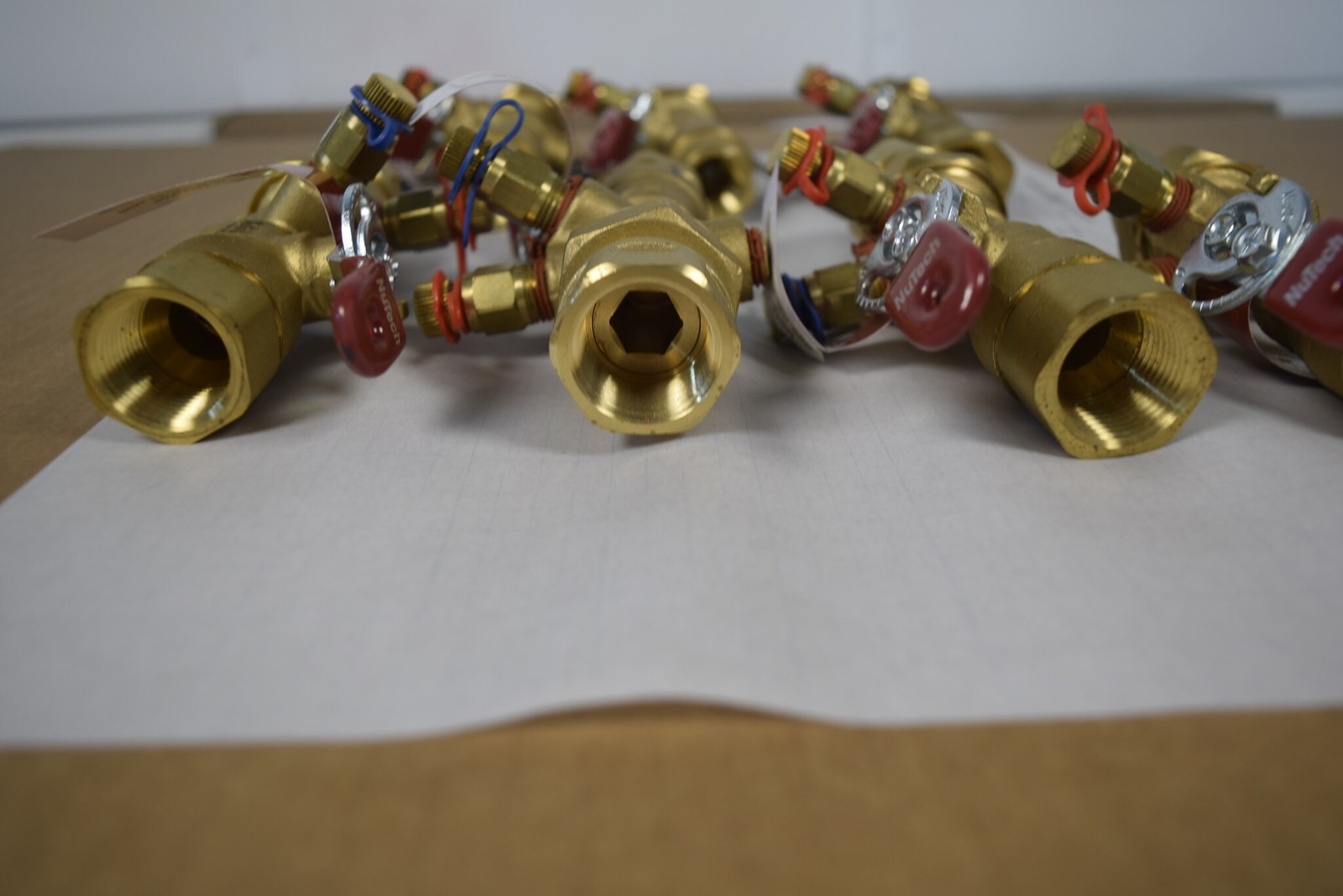 NuTech MB1e-1B-075F 3/4" FNPT Manual Balancing Valve Union P/T Ports 600 WOG NOS