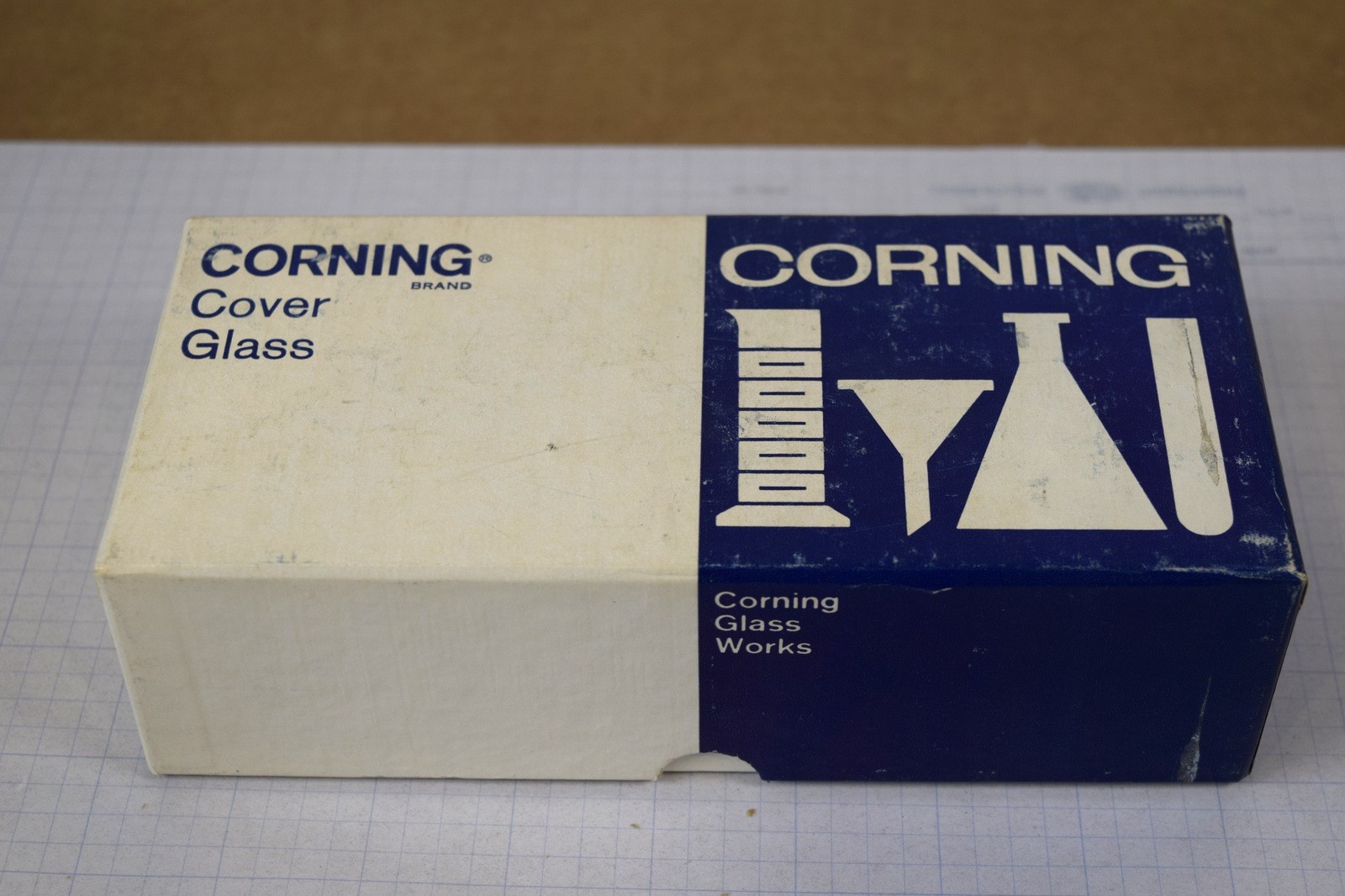 Vintage Corning 2935 Cover Glass 24x40mm No. 1 - 10 oz Carton, Glass Works