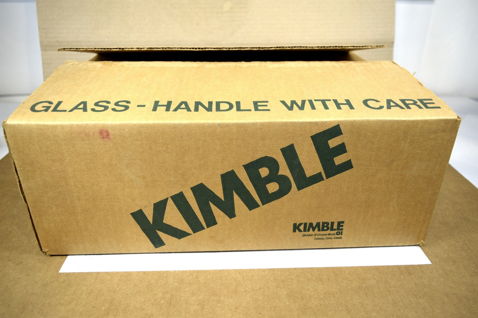 Vintage Kimble Kimax 14000 Beaker 1000mL Heavy Duty Pour Spout Graduated USA