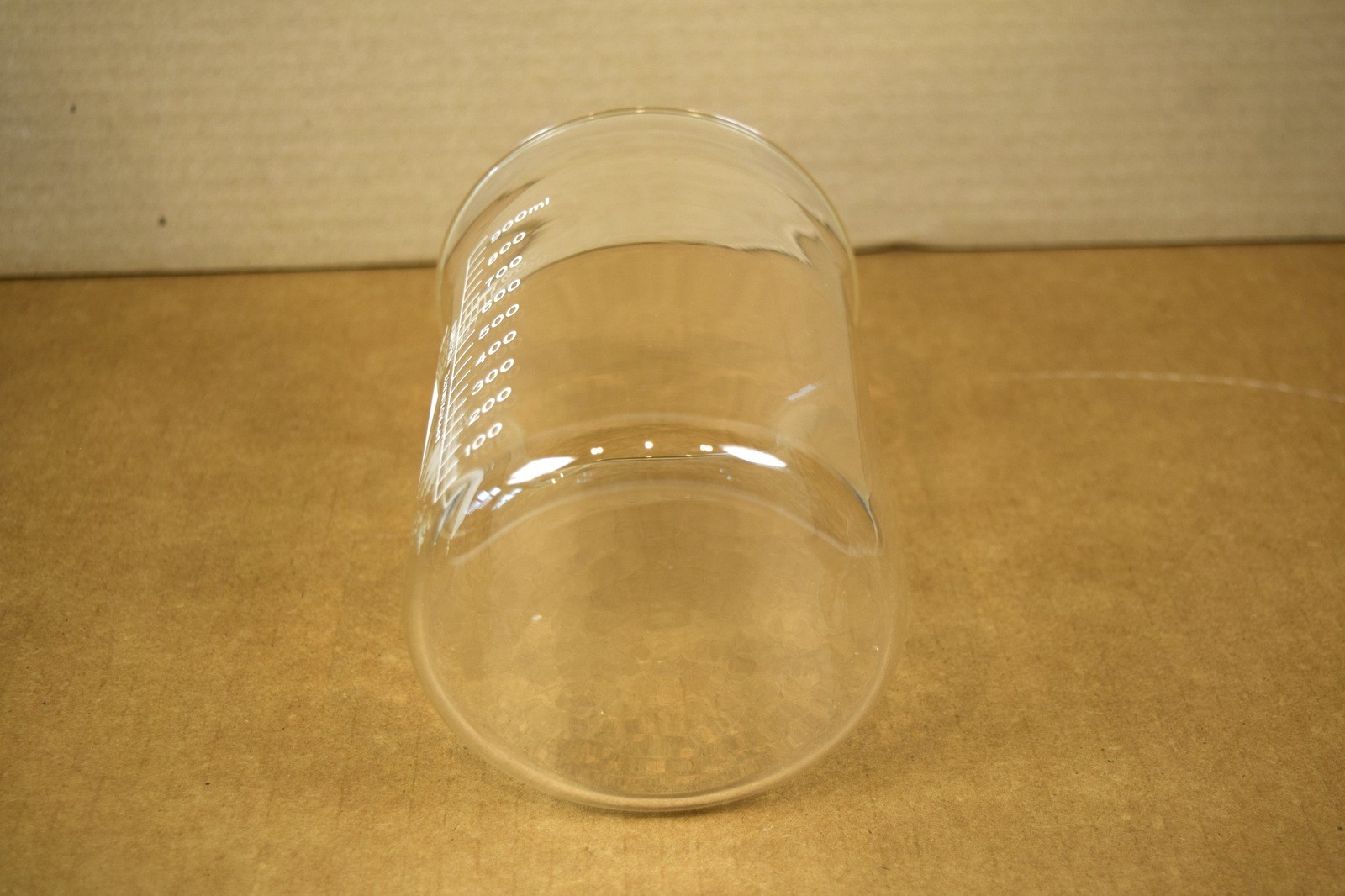 Vintage Kimble Kimax 14000 Beaker 1000mL Heavy Duty Pour Spout Graduated USA