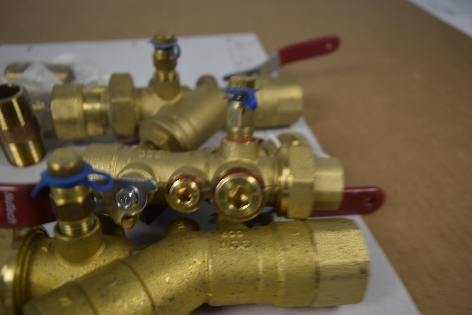 NuTech 1/2" Manual Balancing Ball Valve Union x FNPT P/T Port Drain 600 WOG NOS