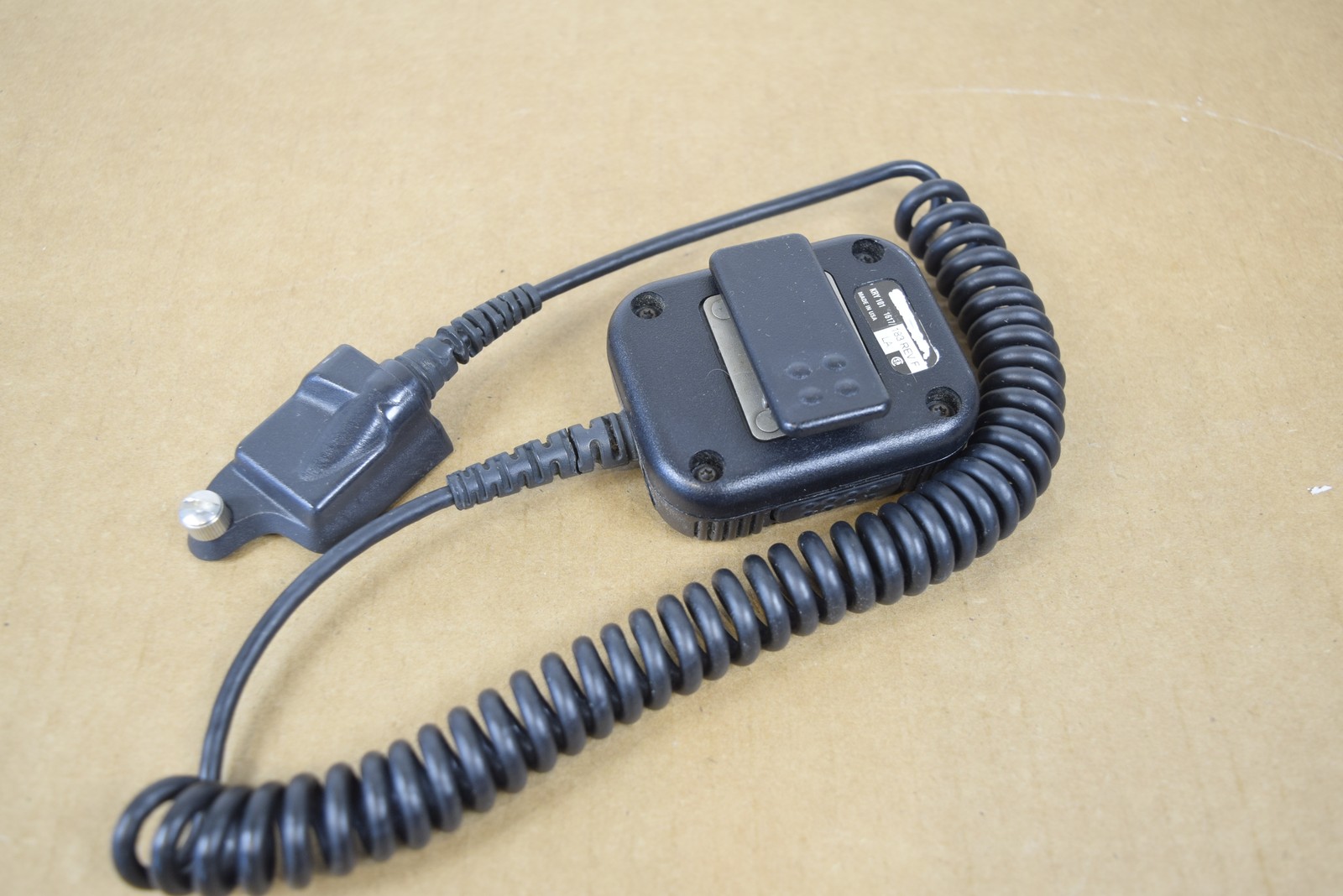 M/A-COM Harris KRY101 Remote Speaker Mic for P7200 Radio - PTT Tested