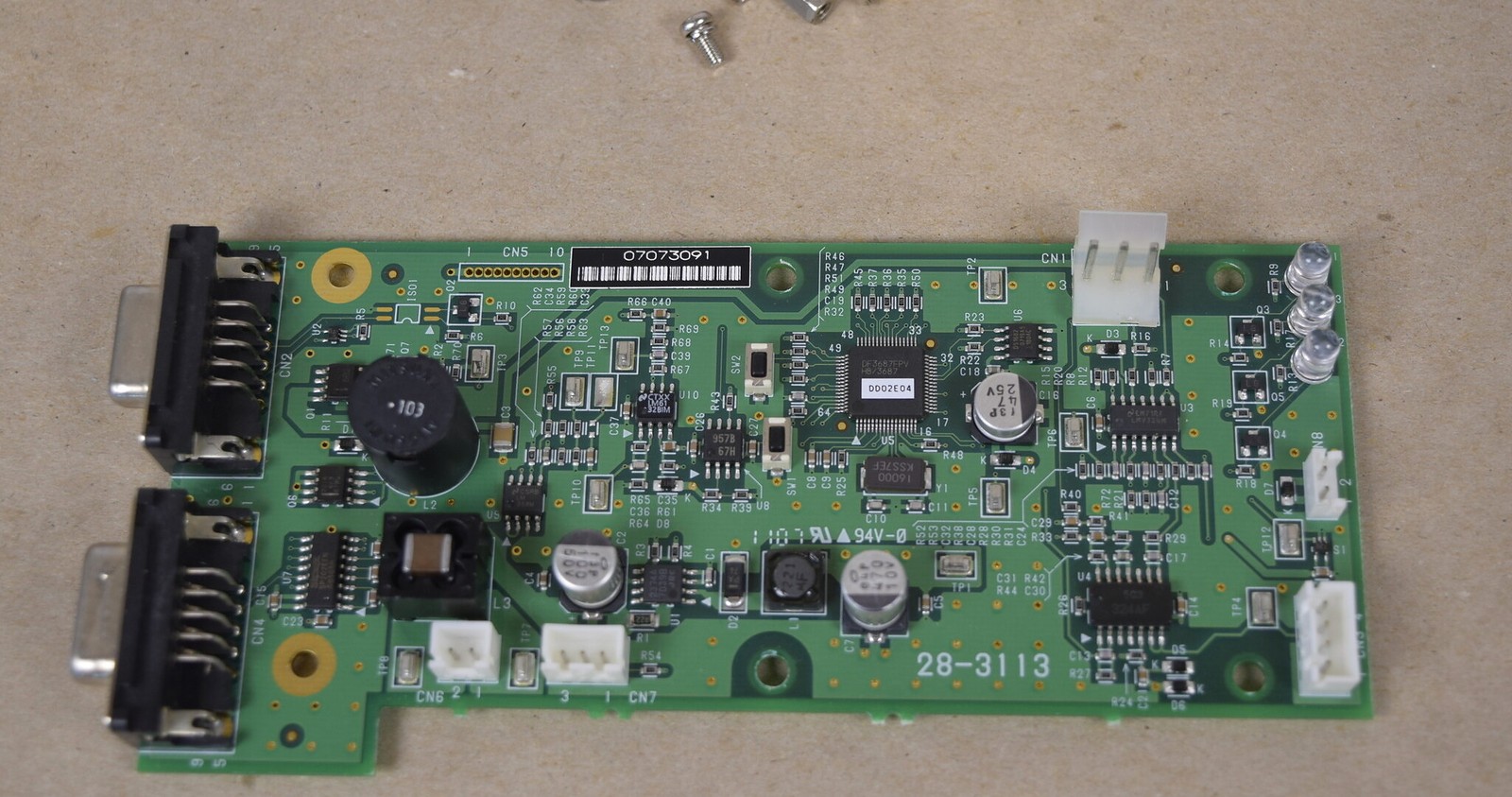 Agilent G1379B Micro Degasser Main Board 28-3116 ERC - Pulled Working