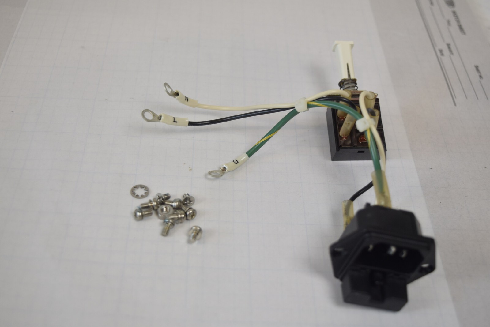 Agilent G1379A Degasser Power Supply RWS15A-24 w Power Switch - Tested Working