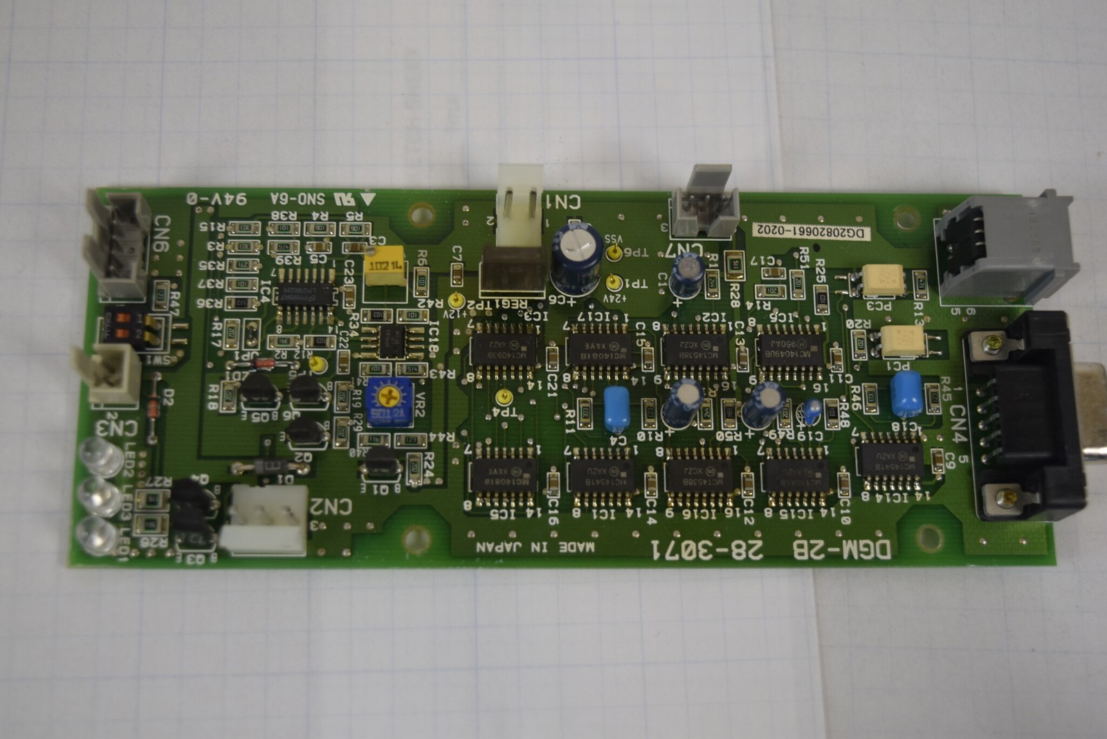 Agilent G1379A Micro Degasser Main Board DGM-2B 28-3071 ERC - As-Is / For Parts