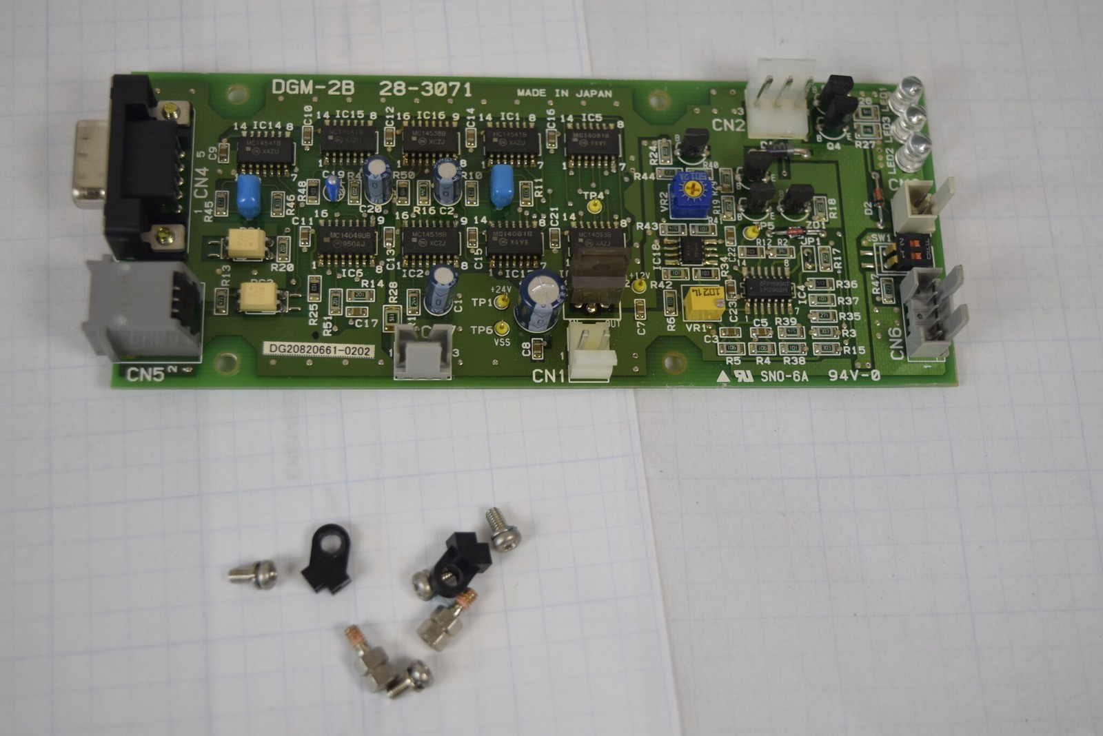 Agilent G1379A Micro Degasser Main Board DGM-2B 28-3071 ERC - As-Is / For Parts