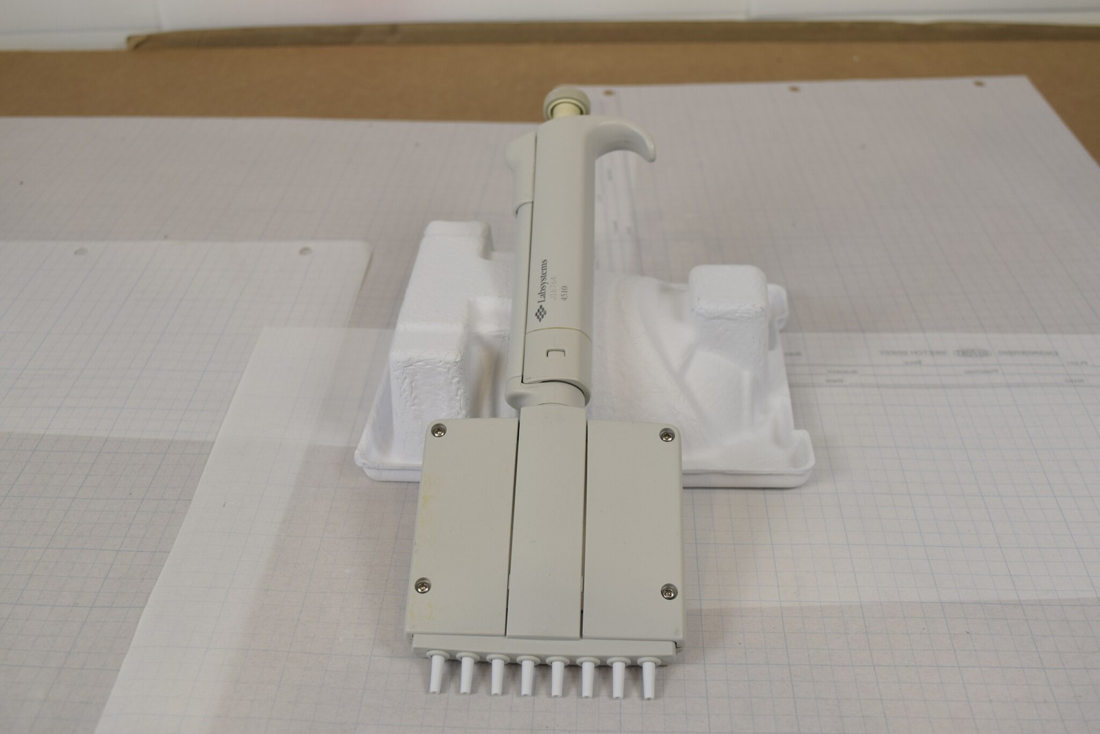 Finnpipette 4510 8-Channel 0.5-10uL Manual Multichannel Thermo Labsystems