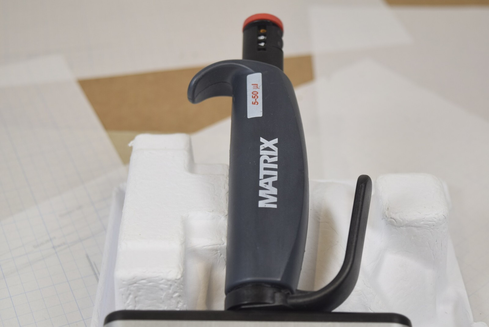 Matrix 12-Channel 5-50uL Manual Multichannel Pipette Aluminum Head