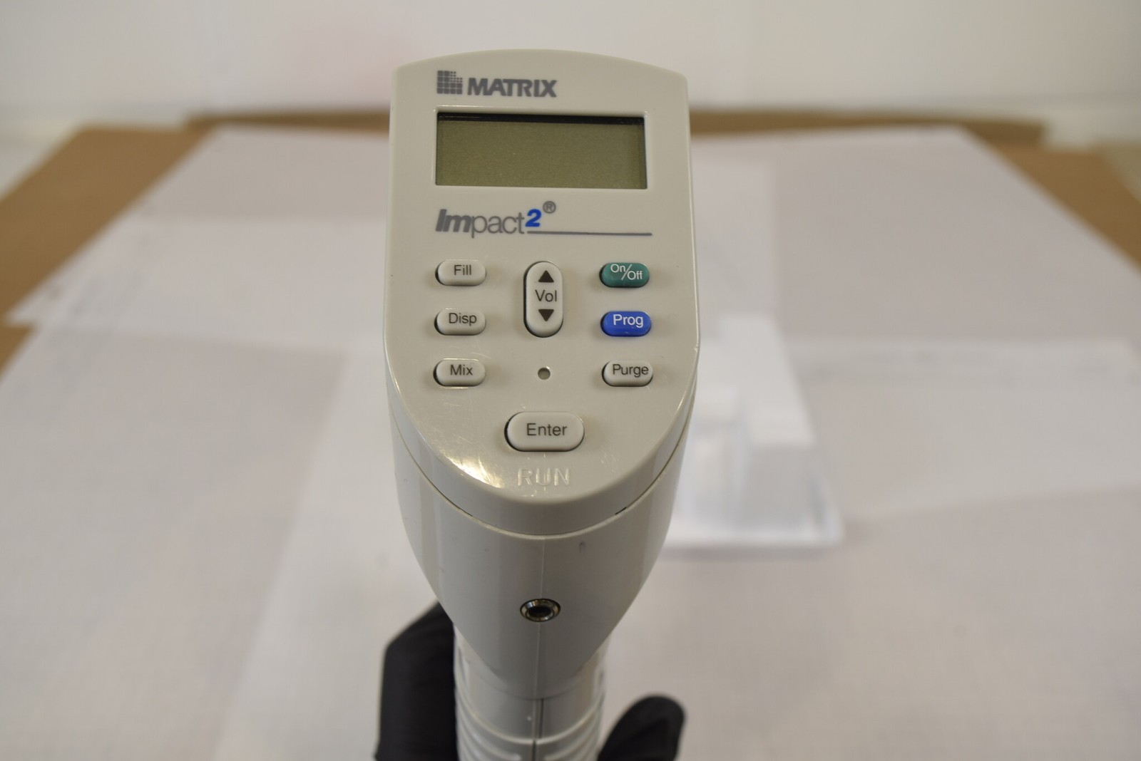 Matrix Impact2 12-Channel 850uL Electronic Pipette - Slight Grind, For Parts