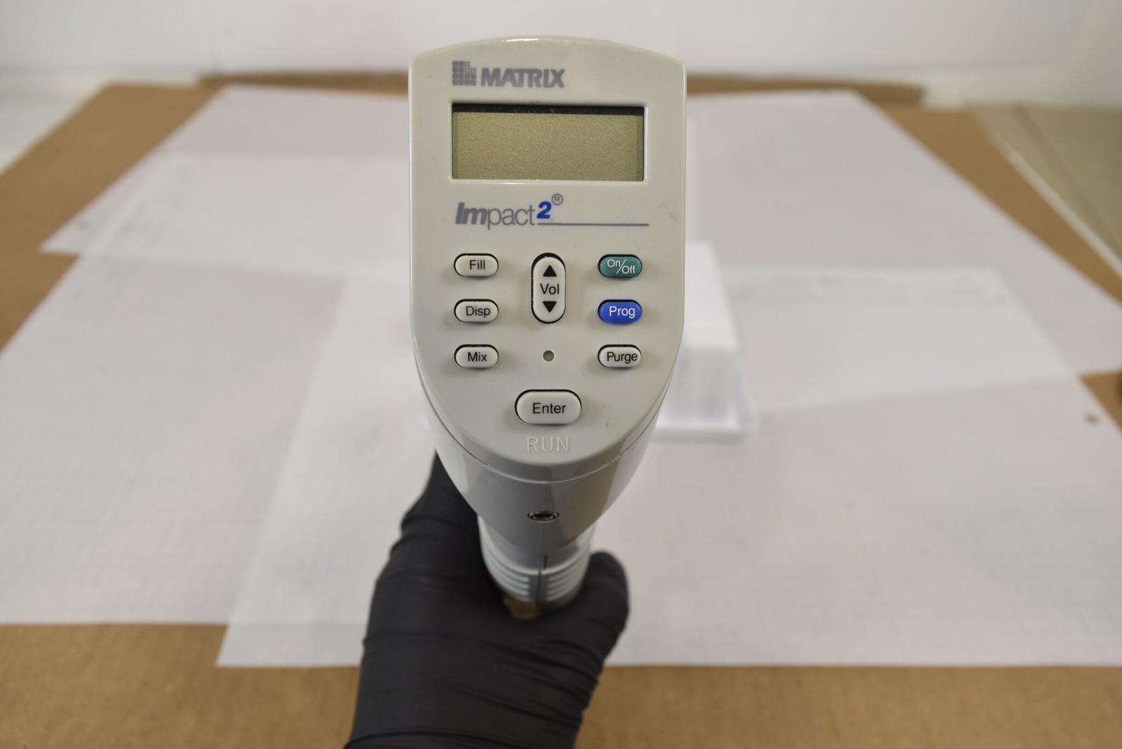 Matrix Impact2 12-Channel 850uL Electronic Pipette - Slight Grind, For Parts