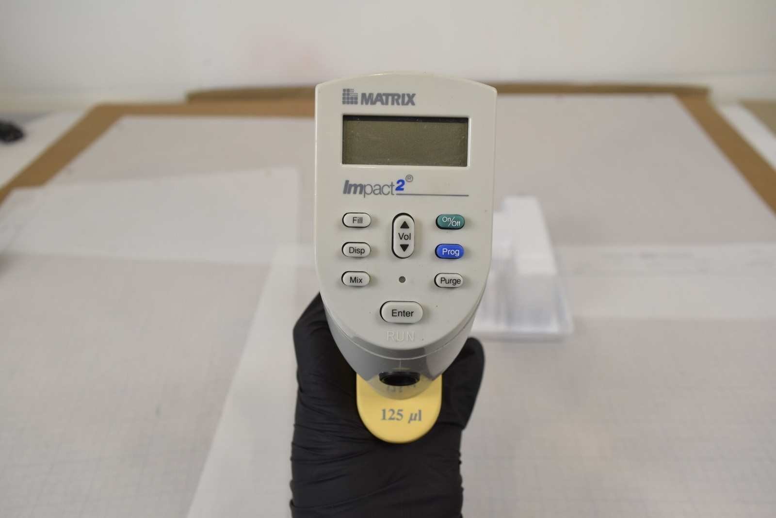 Matrix Impact2 16-Channel 125uL Electronic Pipette - Bench Tested, No Charger