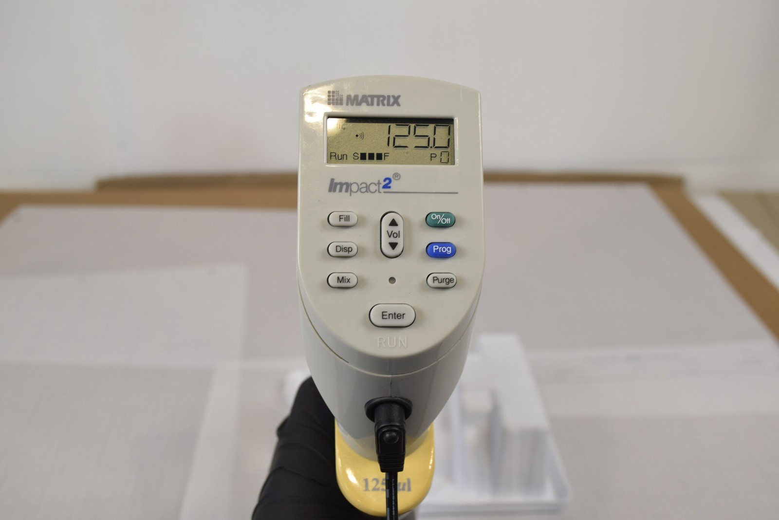 Matrix Impact2 16-Channel 125uL Electronic Pipette - Bench Tested, No Charger