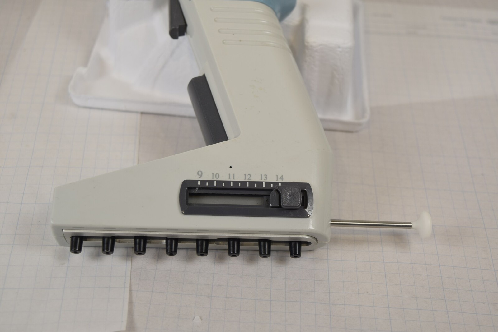 Matrix Impact2 8-Channel 250uL Adjustable Spacing Pipette - Tested, No Charger