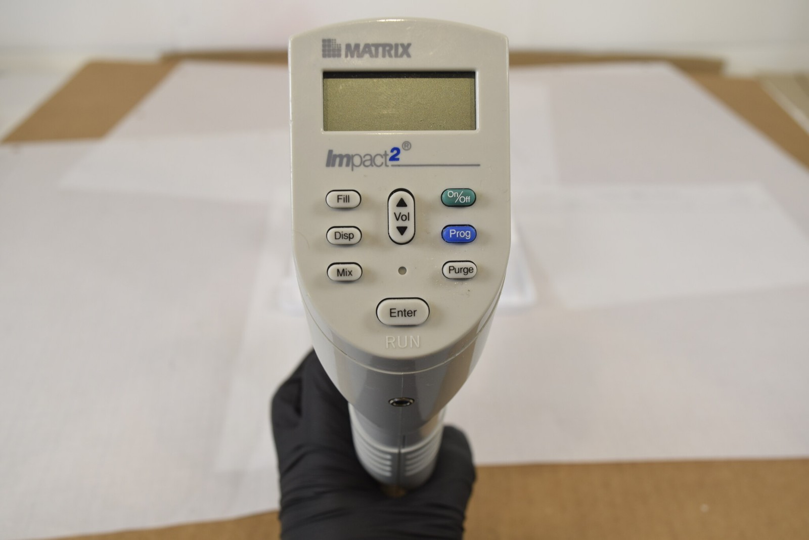 Matrix Impact2 8-Channel 125uL Adjustable Spacing Pipette - Tested, No Charger