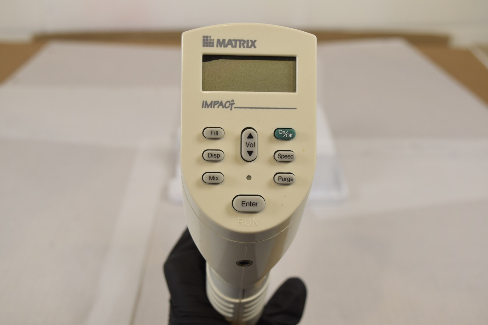 Matrix Impact 8-Channel 250uL Adjustable Spacing Pipette - Tested, No Battery