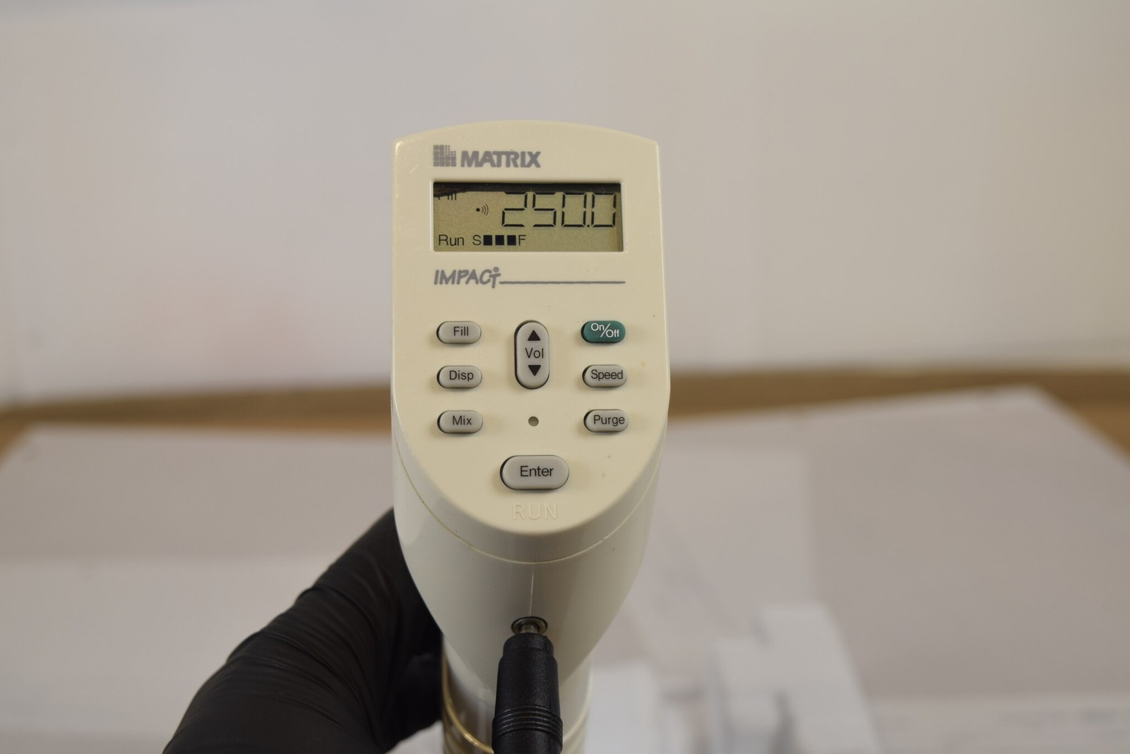 Matrix Impact 8-Channel 250uL Adjustable Spacing Pipette - Tested, No Battery