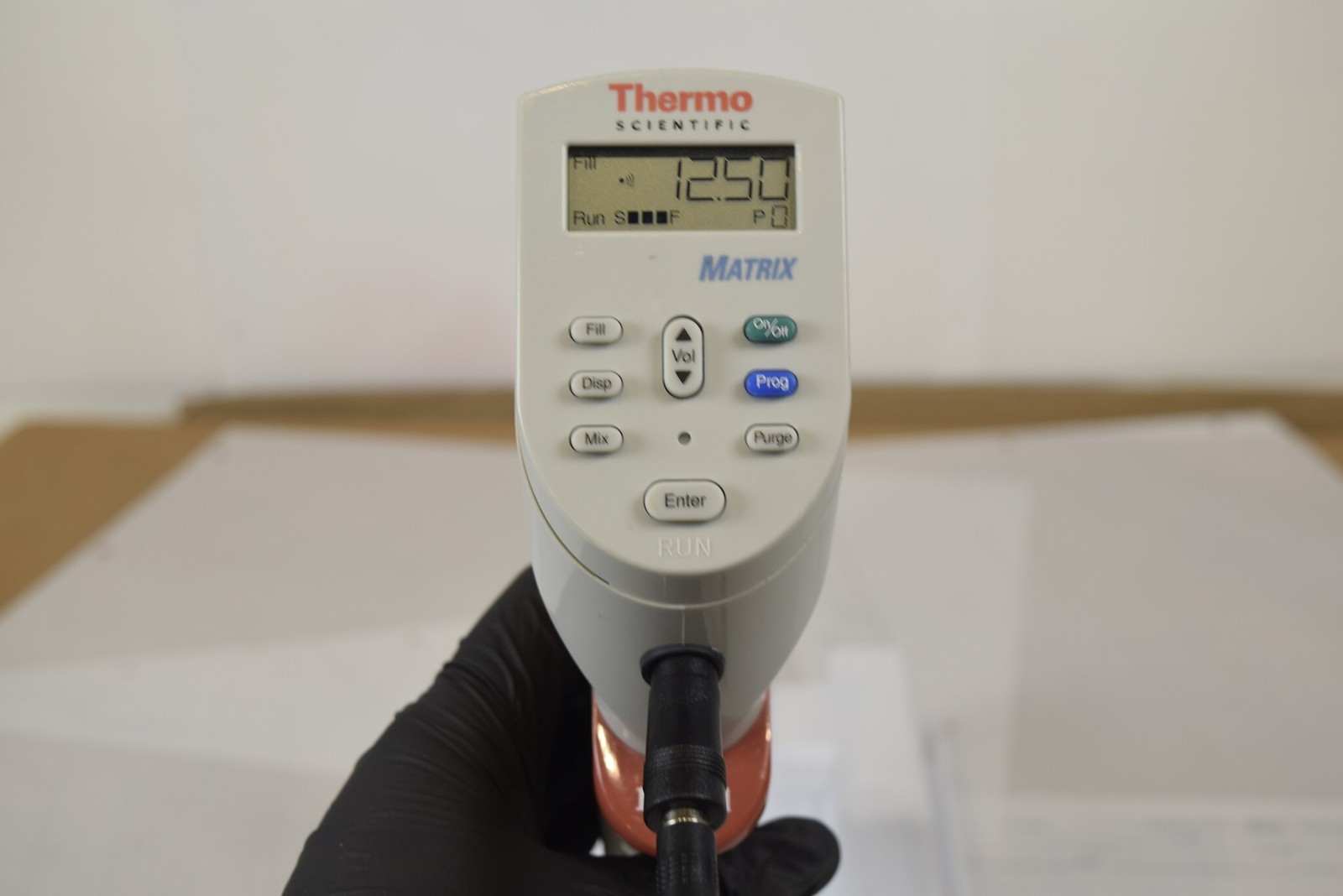 Matrix 16-Channel 0.5-12.5uL Electronic Pipette - Bench Tested, No Charger