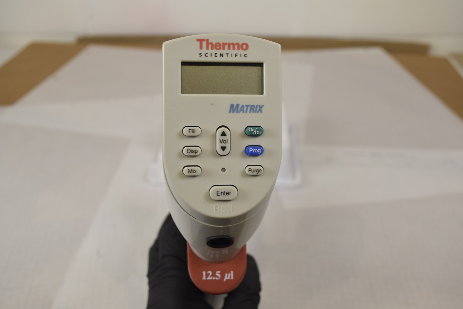 Matrix 16-Channel 0.5-12.5uL Electronic Pipette - Bench Tested, No Charger