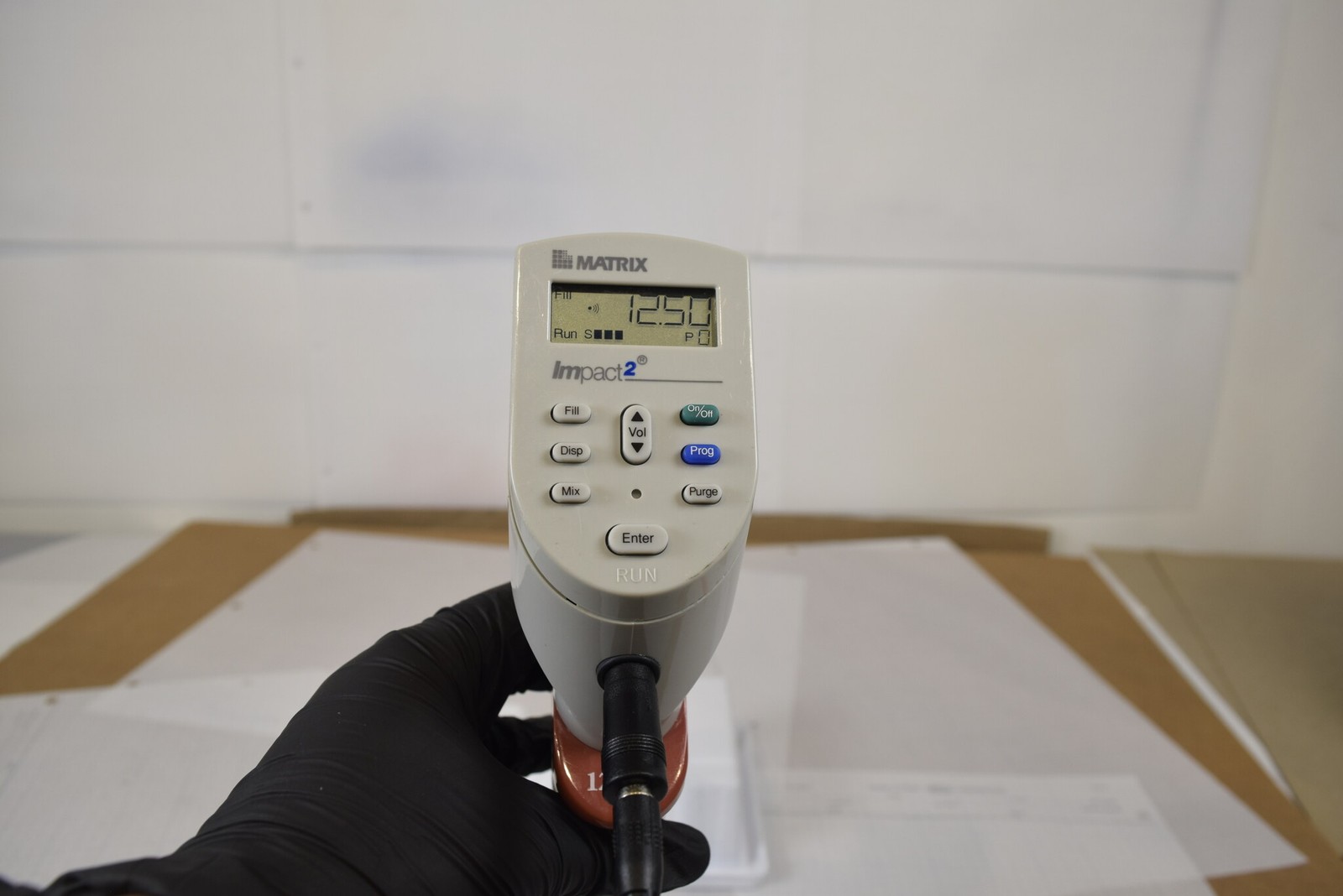 Matrix 16-Channel 0.5-12.5uL Electronic Pipette - Bench Tested, No Charger