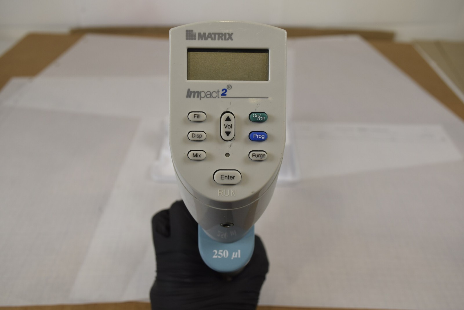 Matrix Impact2 8-Channel 250uL Electronic Pipette - Tested on Mains, No Battery