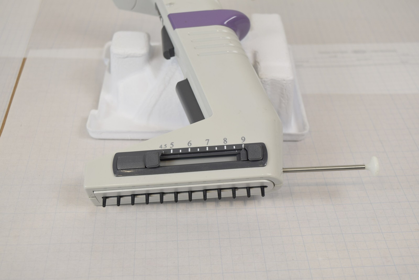 Matrix Impact2 12-Channel 30uL Adjustable Spacing Pipette - Tested, Seam Opens