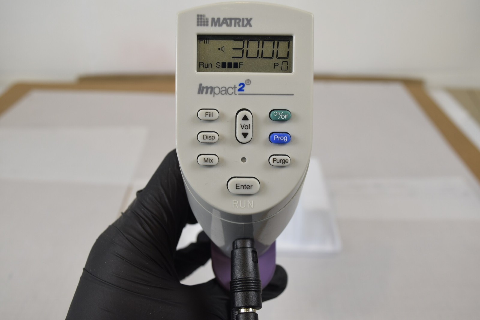 Matrix Impact2 12-Channel 30uL Adjustable Spacing Pipette - Tested, Seam Opens