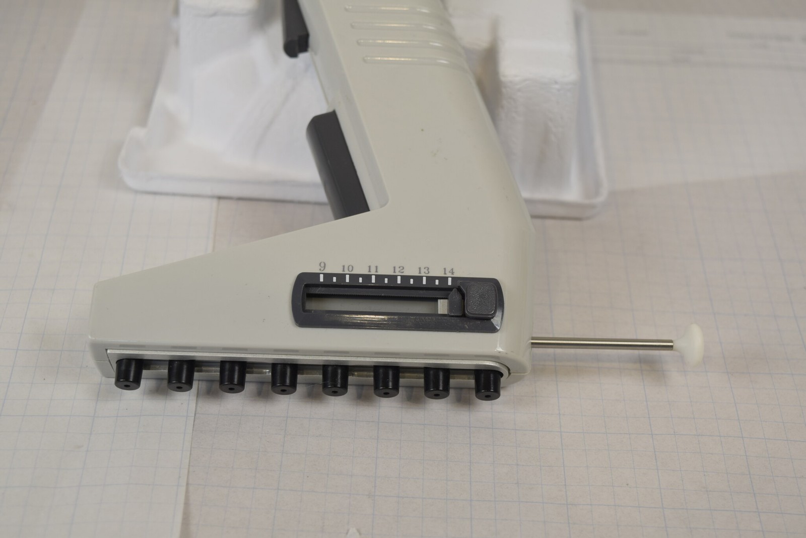 Matrix Impact2 8-Channel 1250uL Adjustable Spacing Pipette - Tested, No Charger