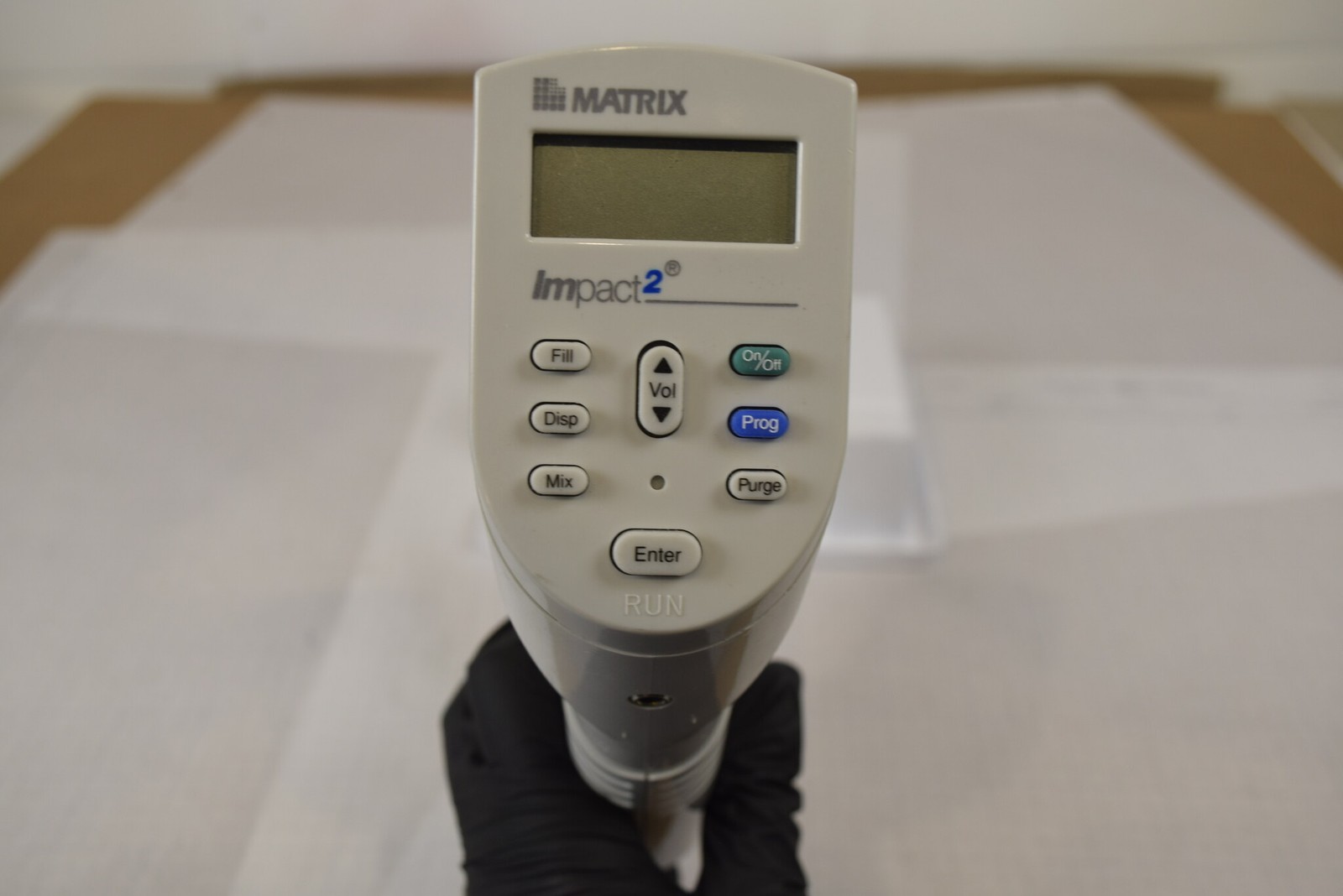 Matrix Impact2 8-Channel 1250uL Adjustable Spacing Pipette - Tested, No Charger