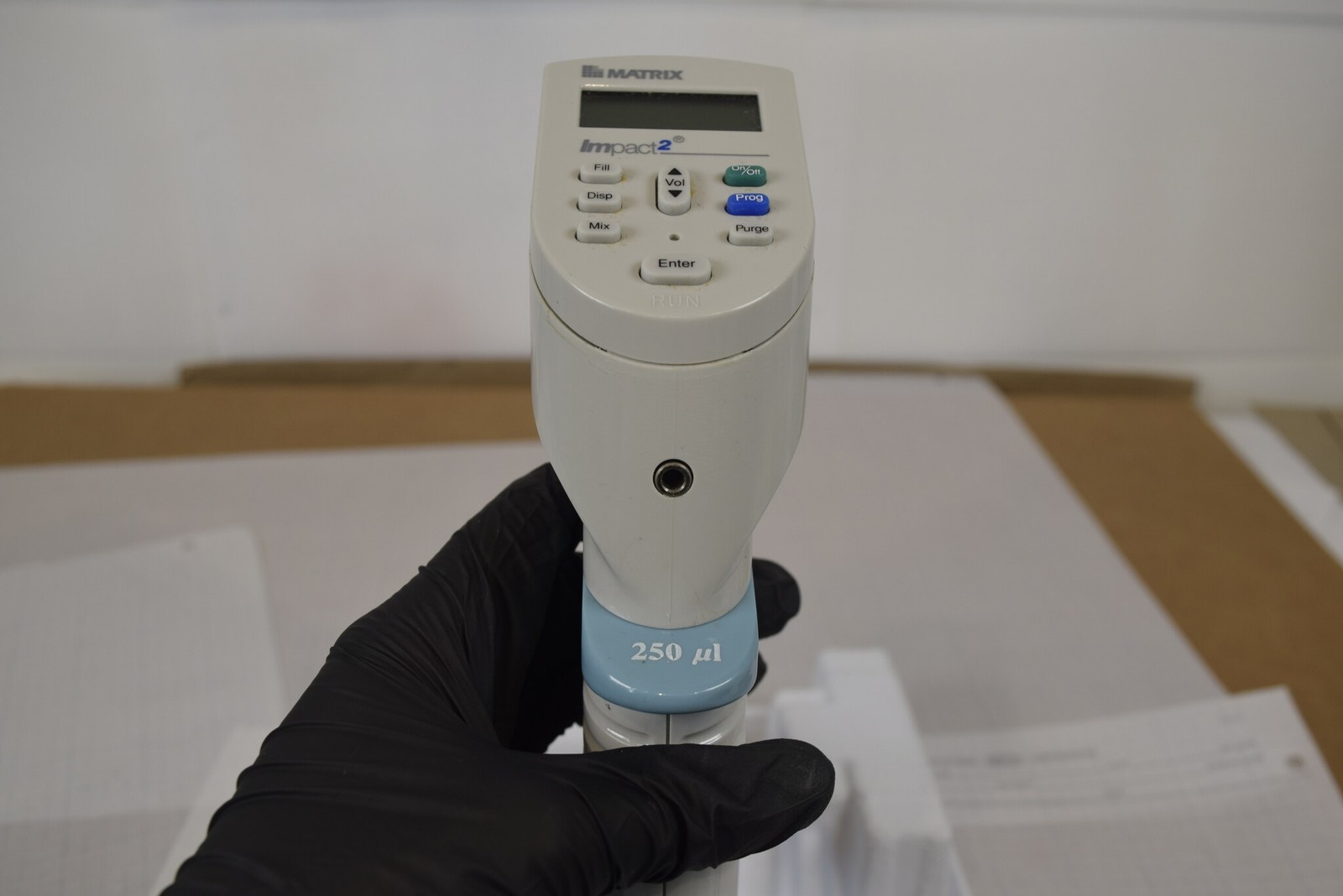 Matrix Impact2 12-Channel 250uL Electronic Pipette + Charger - Tested