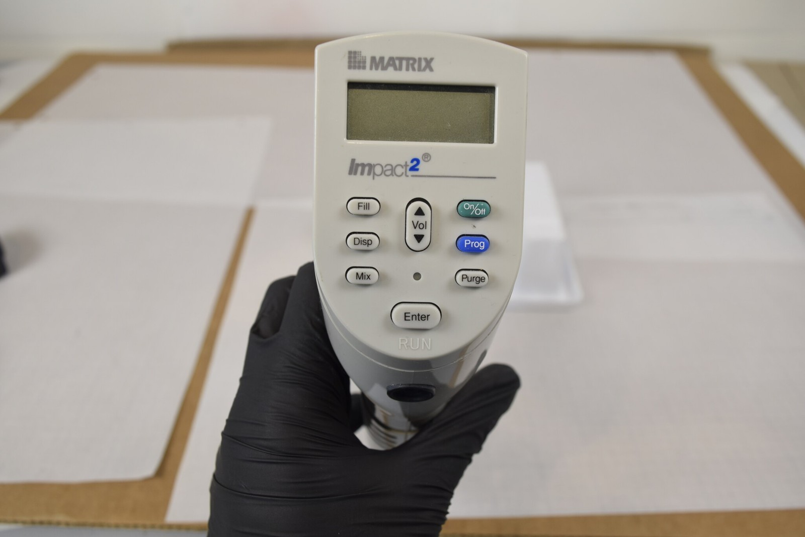 Matrix Impact2 16-Channel 30uL Electronic Pipette - Motor Grinds, For Parts
