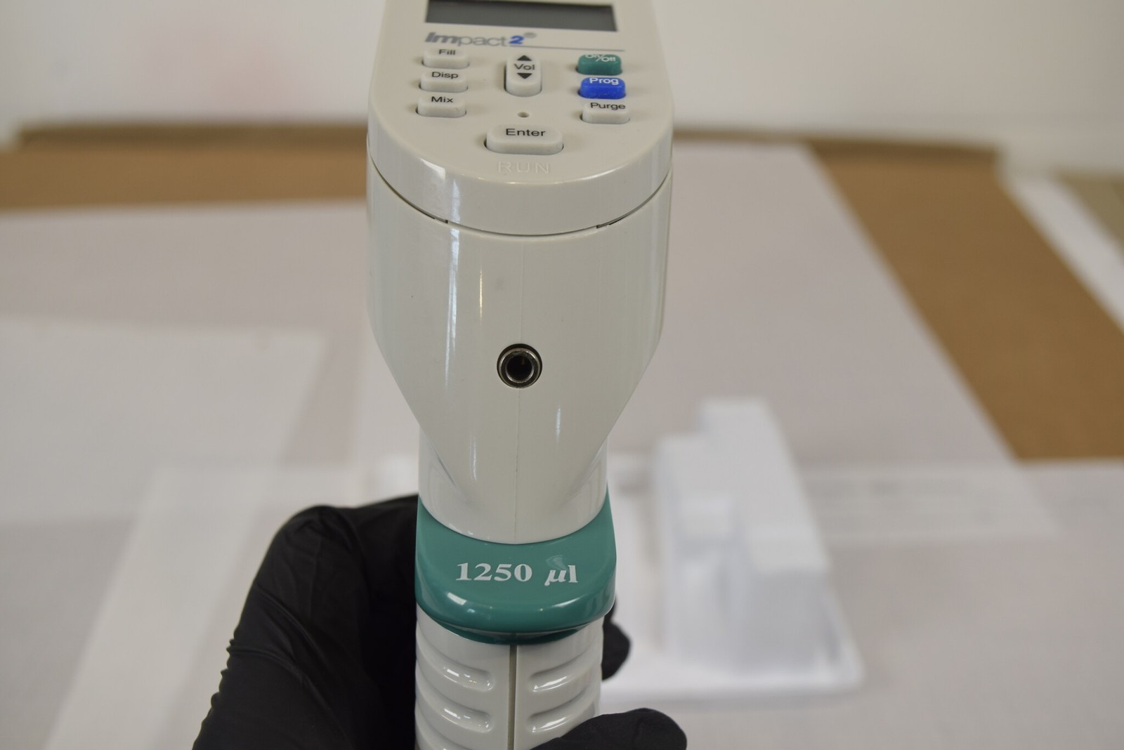 Matrix Impact2 8-Channel Adjustable Spacing 1250uL Electronic Pipette + Charger