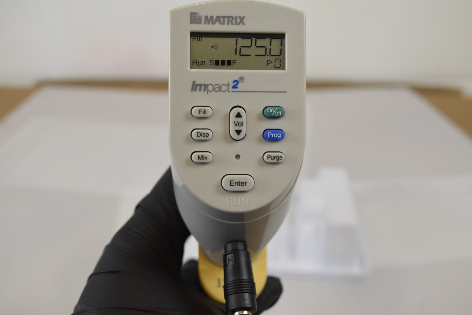 Matrix Impact2 12-Ch 125uL Adjustable Spacing Electronic Pipette + Charger