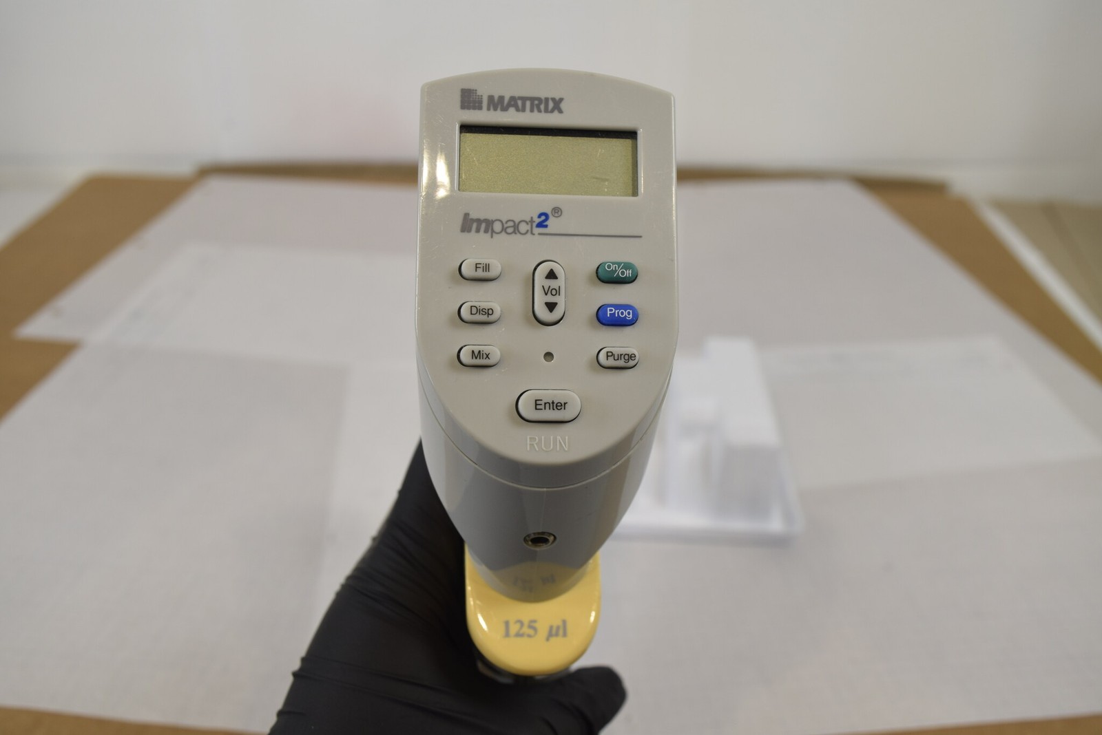 Matrix Impact2 12-Ch 125uL Adjustable Spacing Electronic Pipette + Charger