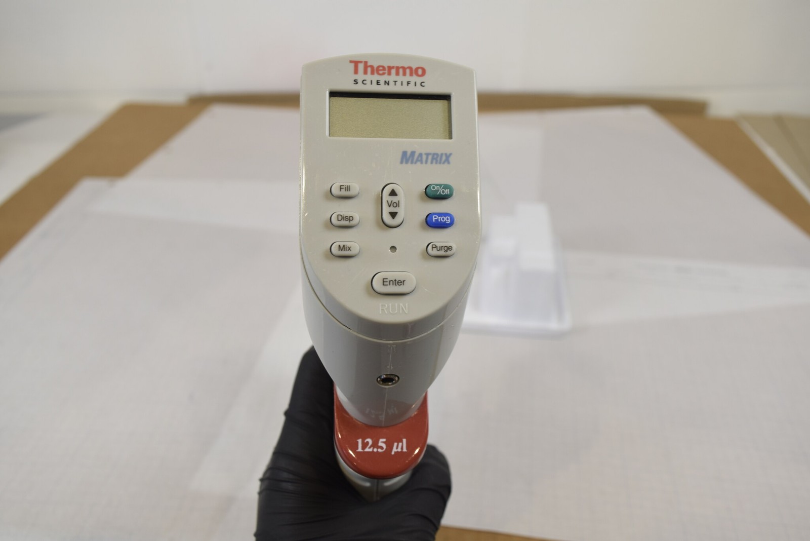 Matrix 8-Channel 0.5-12.5uL Adjustable Spacing Electronic Pipette + Charger