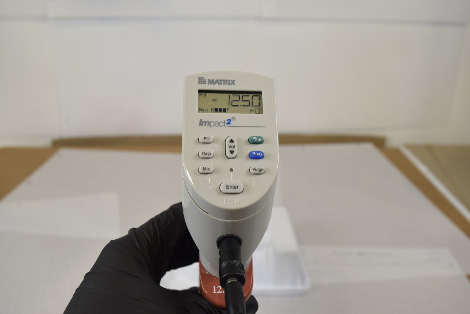 Matrix Impact2 16-Channel 0.5-12.5uL Electronic Pipette + Charger - Bench Tested