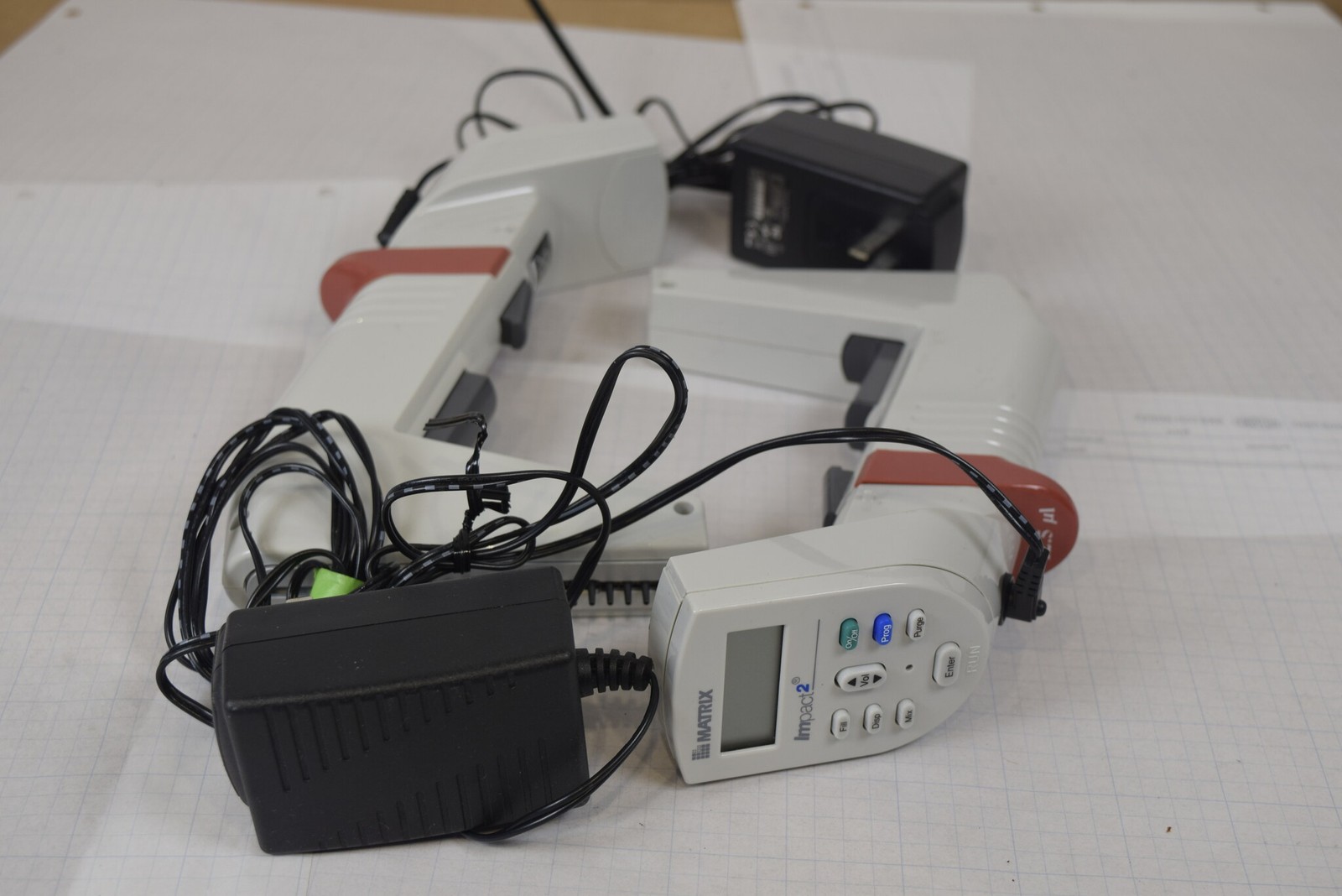 Matrix Impact2 16-Channel 0.5-12.5uL Electronic Pipette + Charger - Bench Tested
