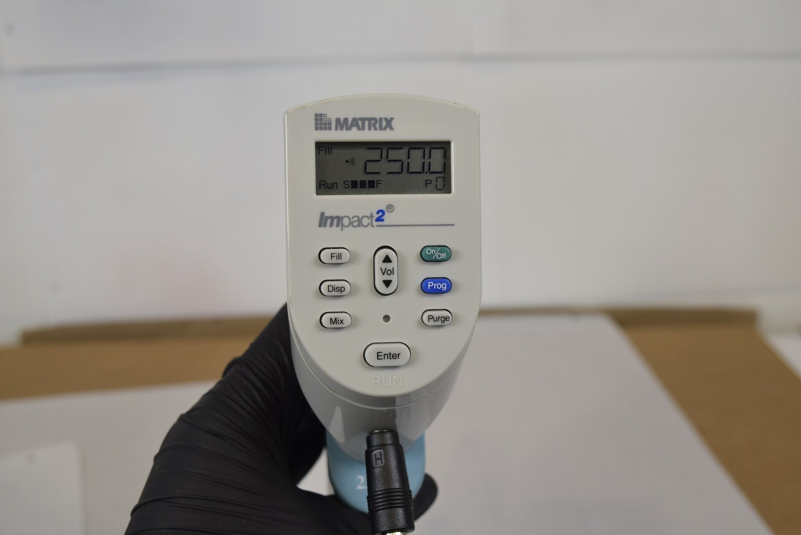 Matrix Impact2 12-Channel 250uL Electronic Pipette + Charger - Bench Tested