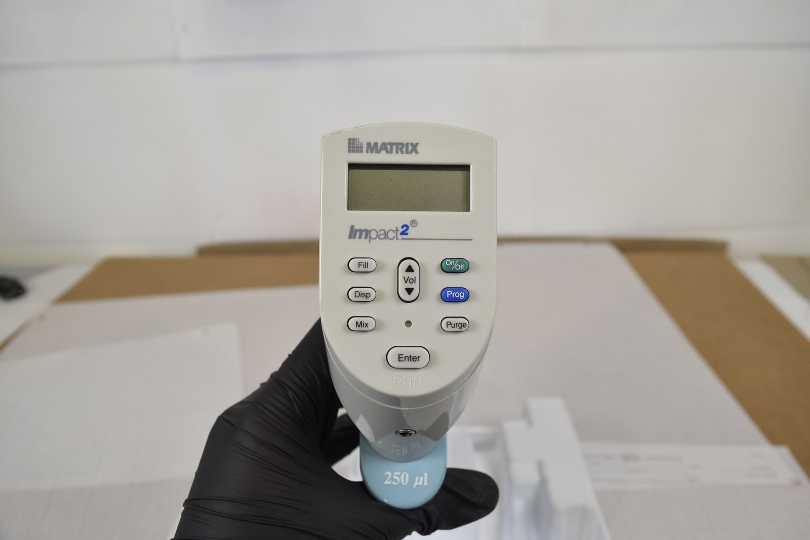 Matrix Impact2 12-Channel 250uL Electronic Pipette + Charger - Bench Tested