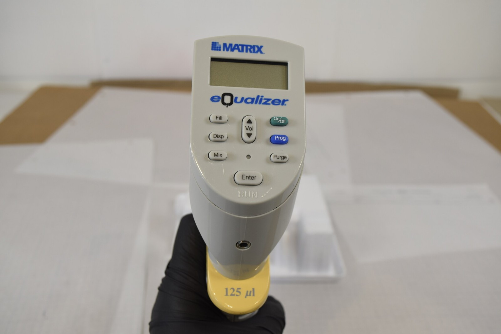 Matrix eQualizer 12-Ch 125uL Adjustable Spacing Pipette + Charger - For Parts